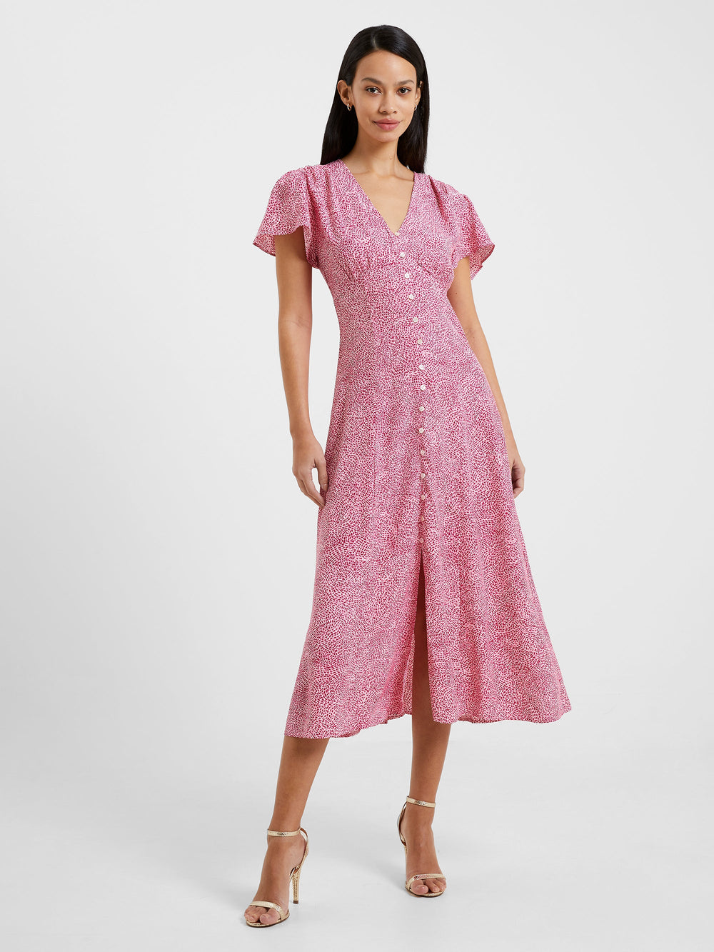 Bernice Eco Delphine VNeck Midi Dress French Connection EU