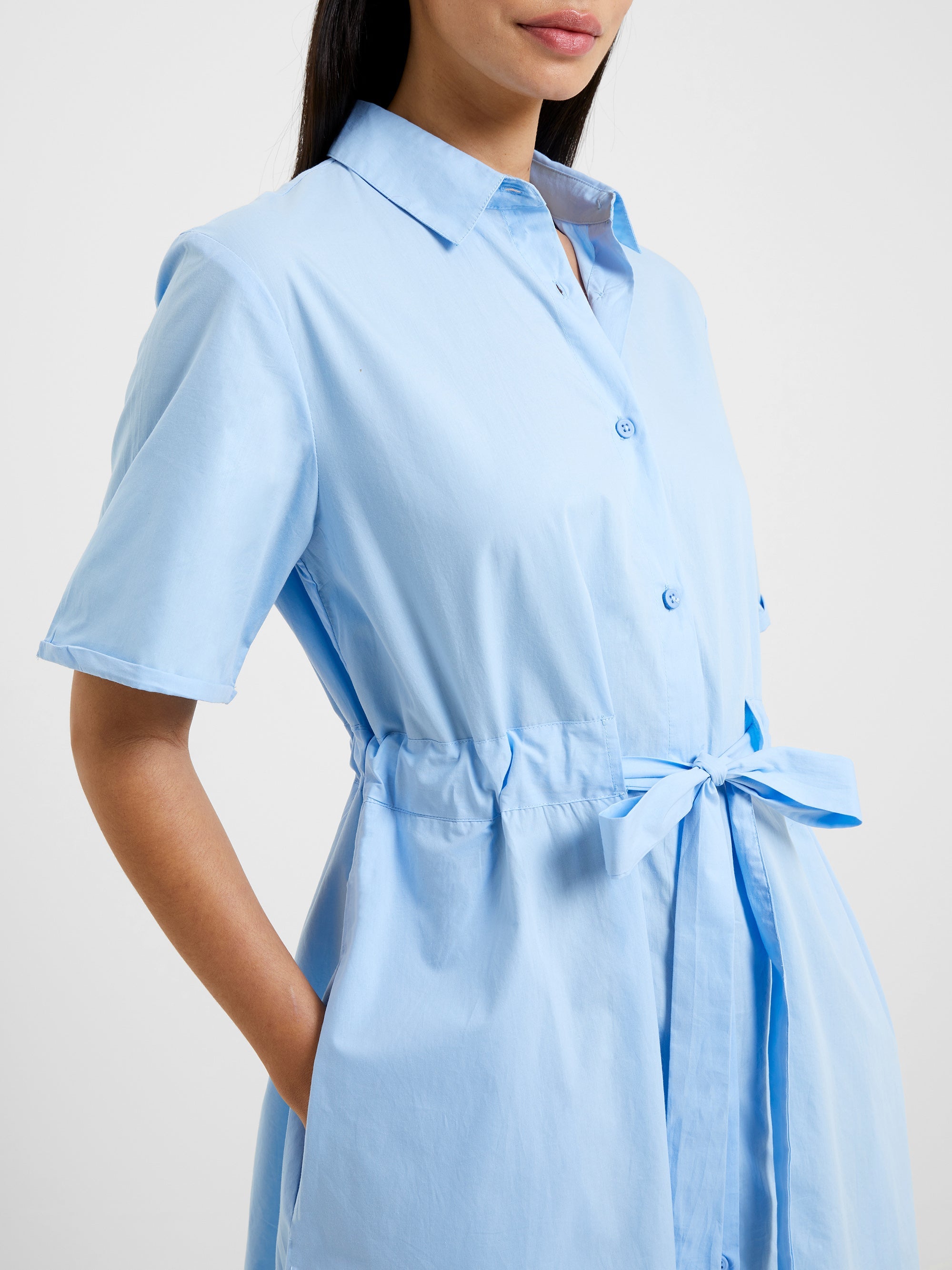 Rhodes Poplin Shirt Dress