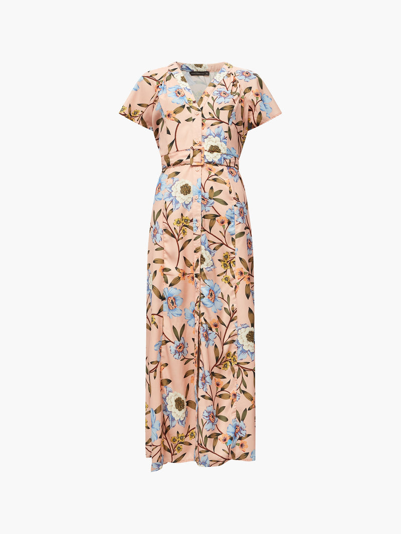 French connection outlet floral midi dress