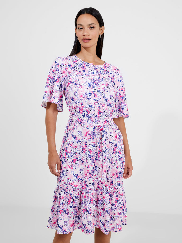 Floral Print Angel Sleeve Dress | French Connection EU