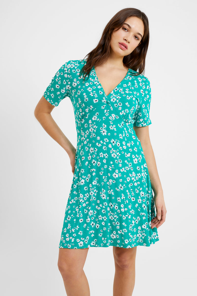 Floral V-Neck Flippy Dress