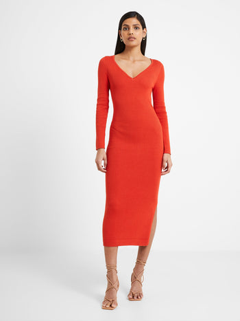 Mari Knit Midi Dress