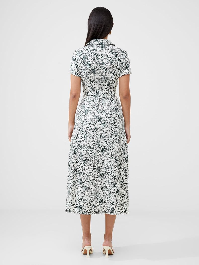 Printed Short Sleeve Shirt Dress | French Connection EU