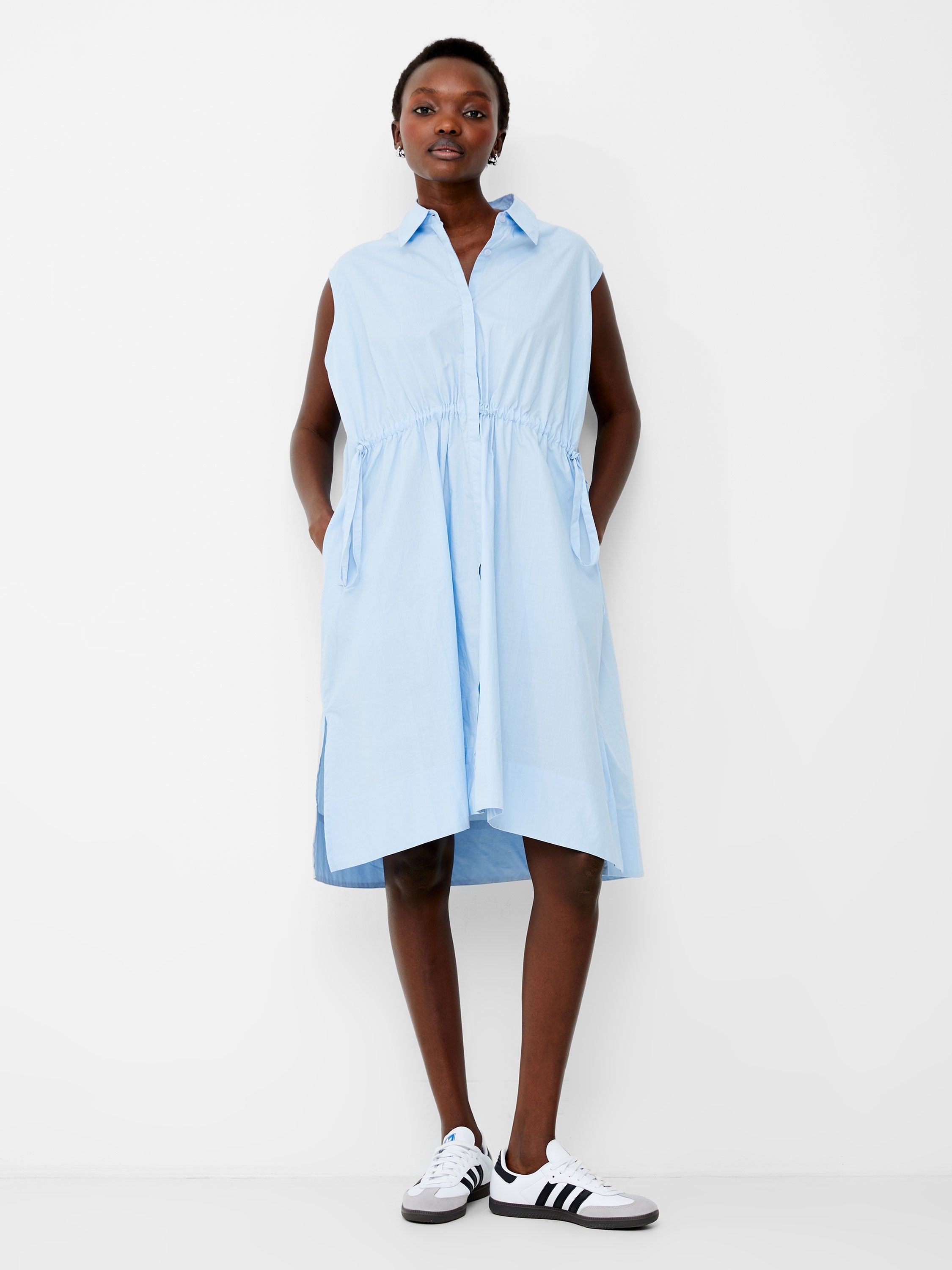 Rhodes Poplin Shirt Dress