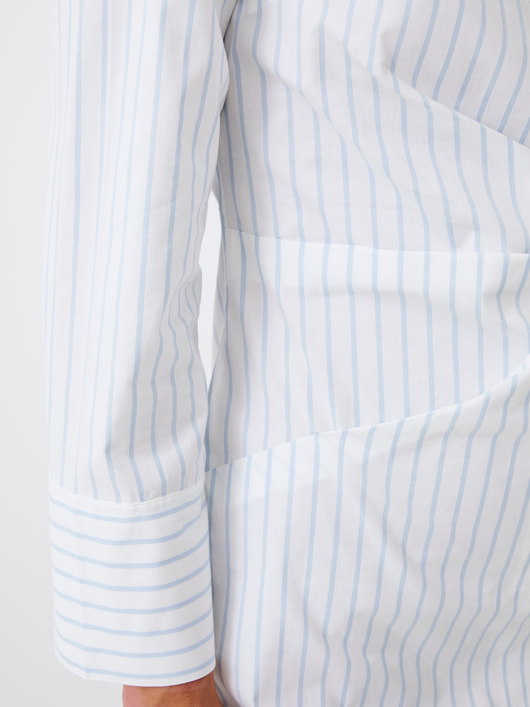 Isabelle Striped Poplin Shirt Dress