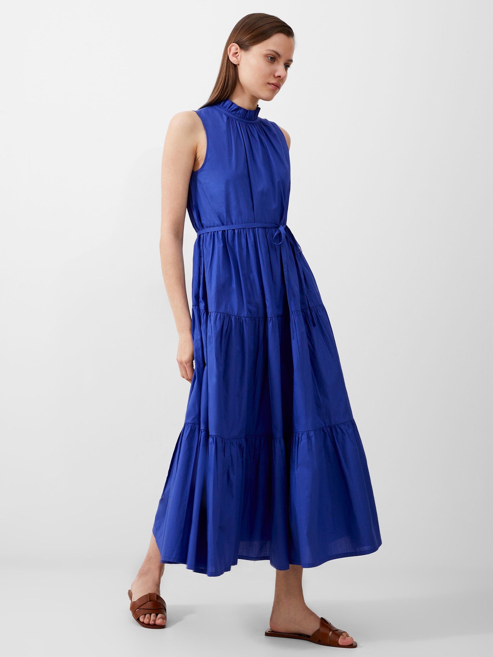 French Connection Women's Bayou Sapphire Beau Lula Dress Green Size 4