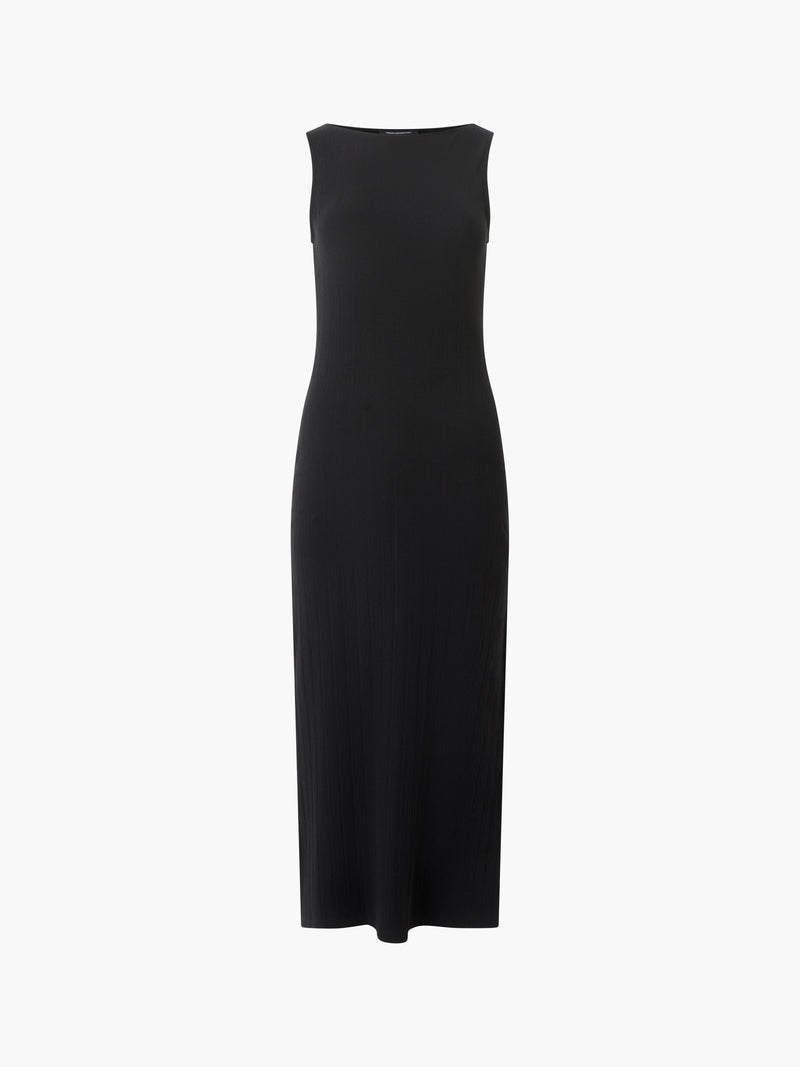 Sasia Boat Neckline Rib Dress