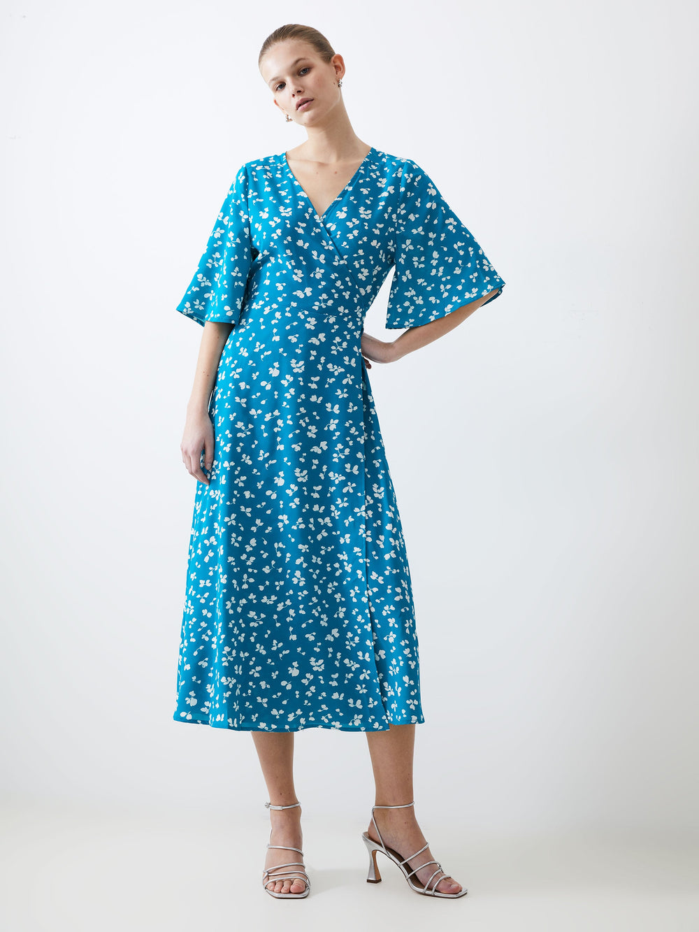 Bonita Wrap Angel Dress | French Connection EU