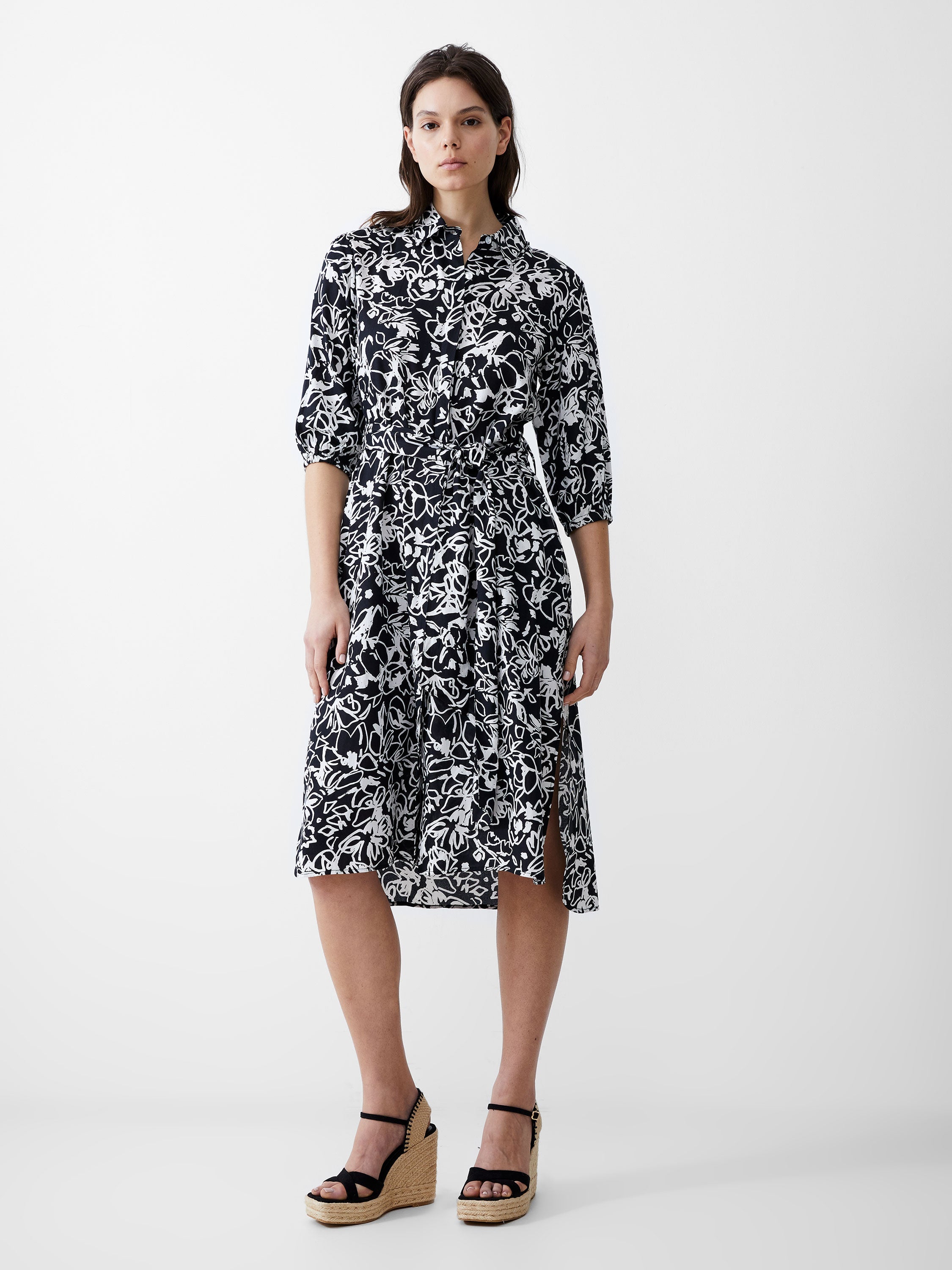 Fayola Midi Shirt Dress French Connection EU