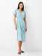 Breya Button Midi Dress