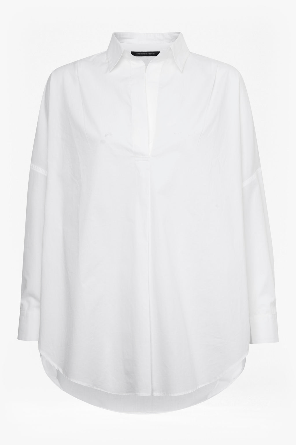 Rhodes Poplin Popover Shirt | French Connection EU