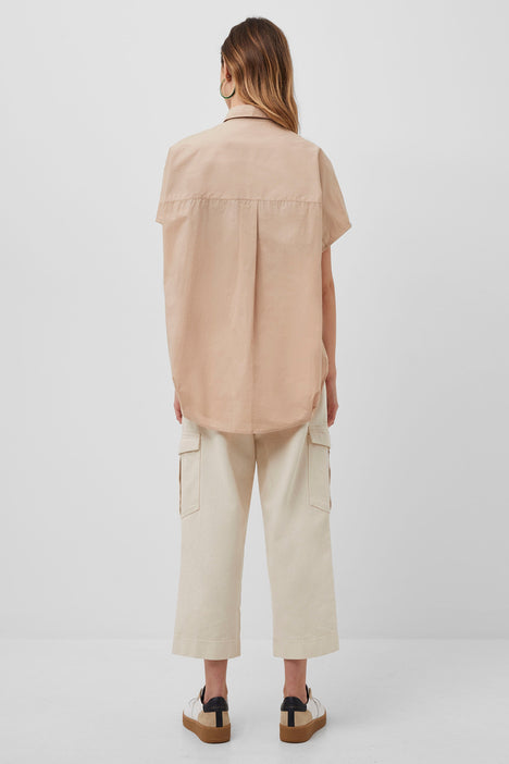 Rhodes Poplin Sleeveless Popover Shirt
