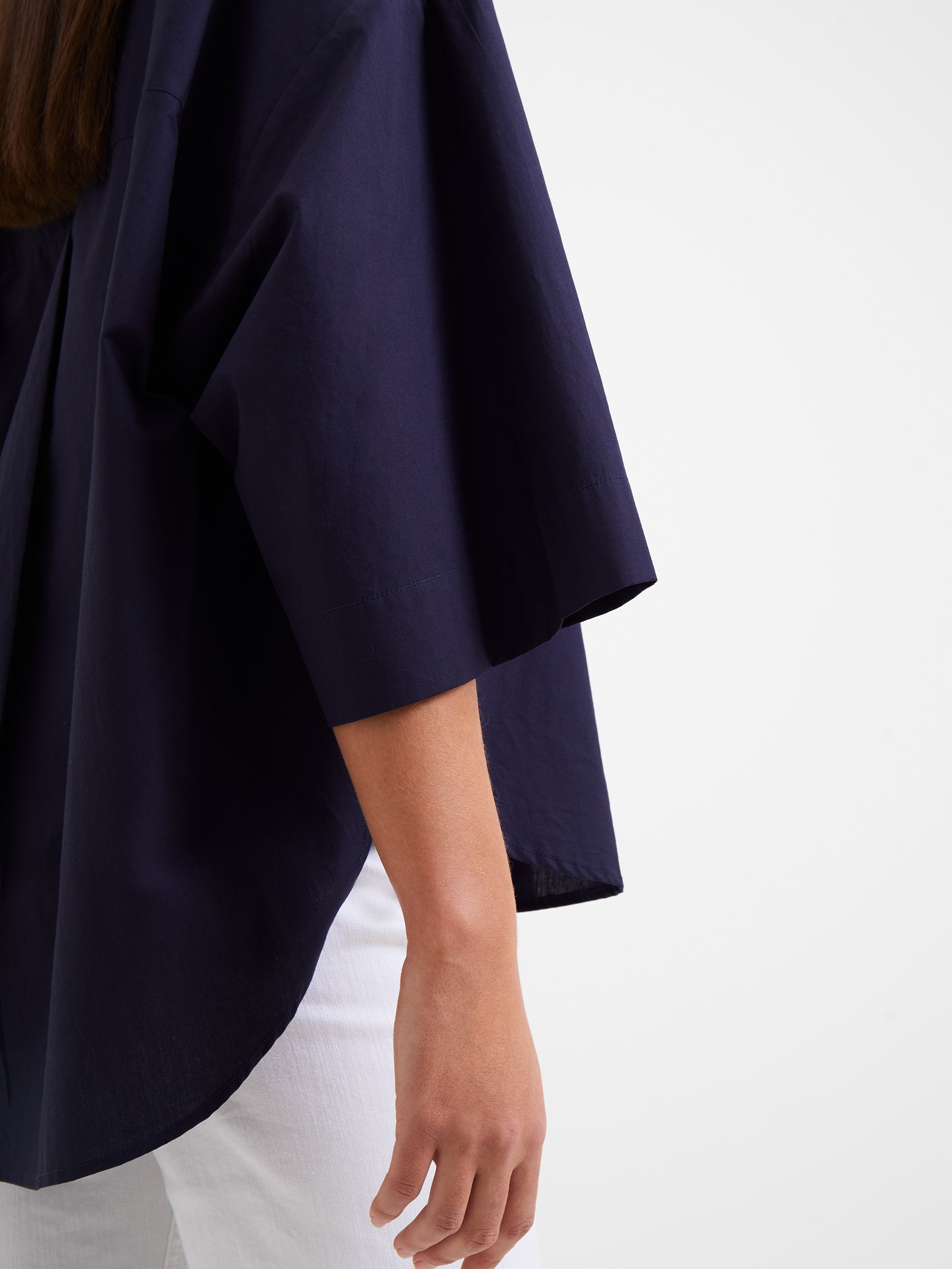 Rhodes Poplin Popover Shirt | French Connection EU