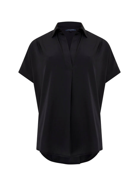 Crepe Light Recycled Popover Shirt