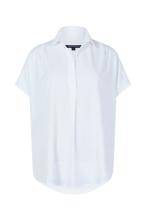 Crepe Light Recycled Popover Shirt