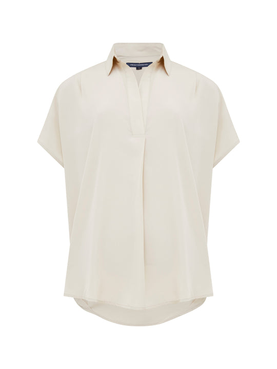 Crepe Light Recycled Popover Shirt