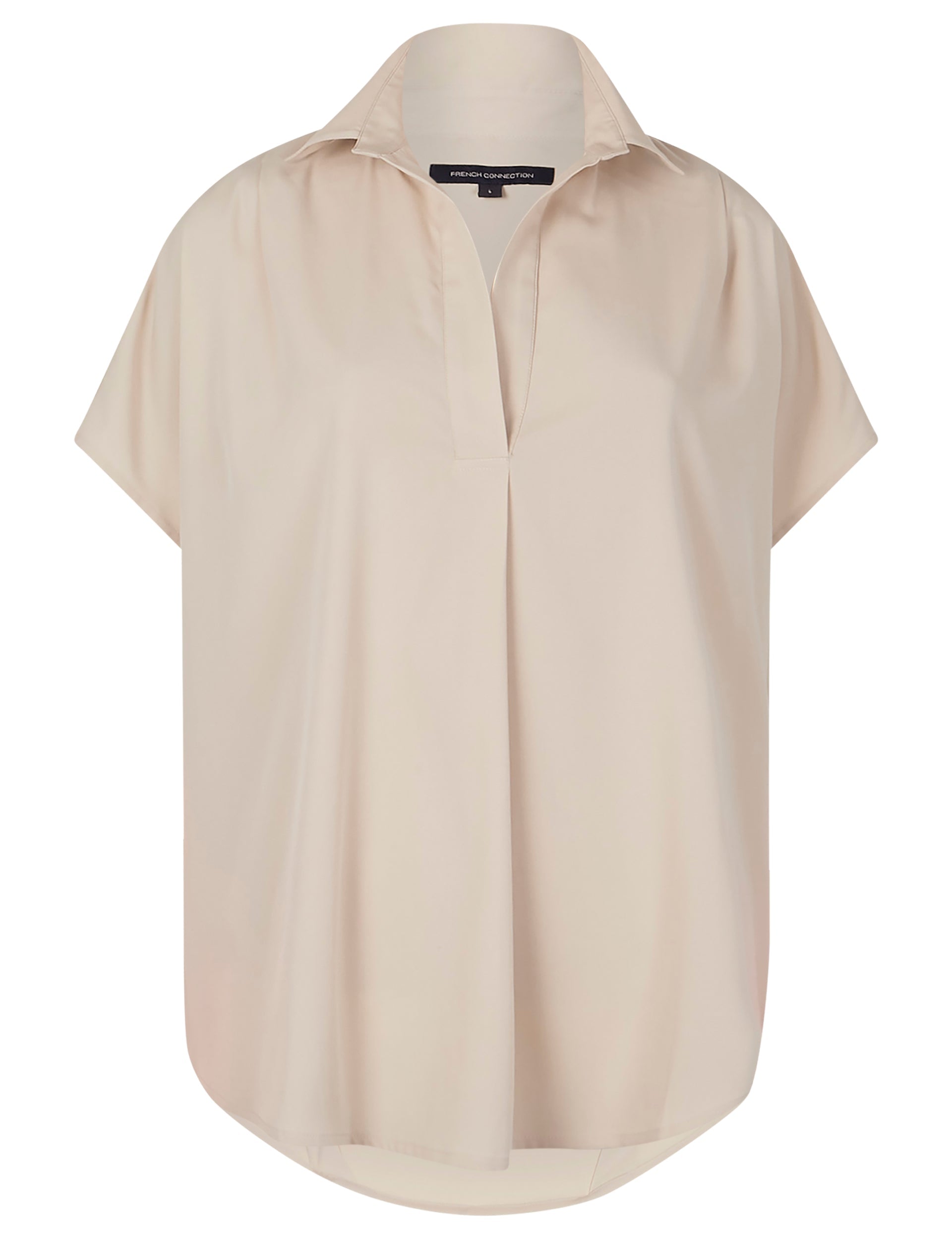 Crepe Light Recycled Popover Shirt