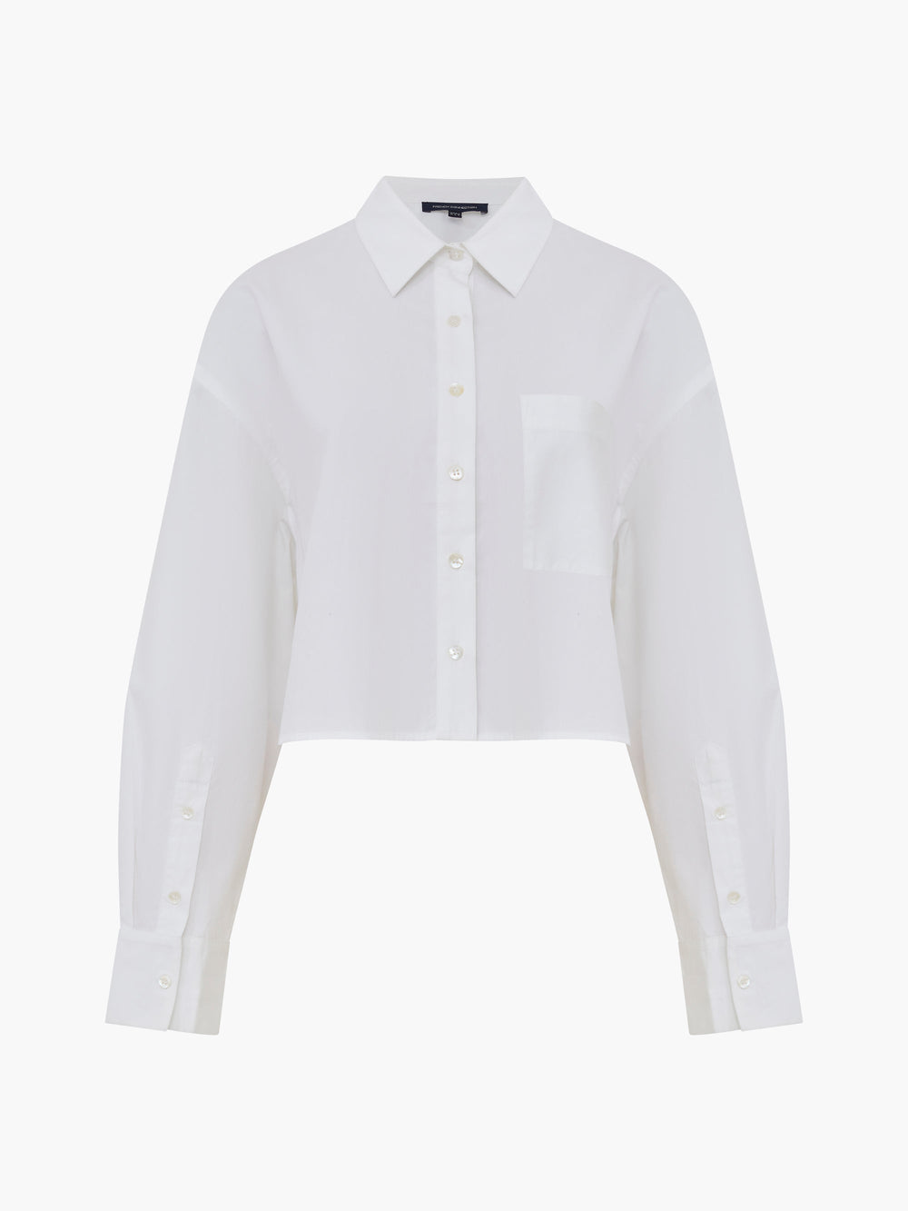 Crystal Alissa Cropped Cotton Shirt | French Connection EU