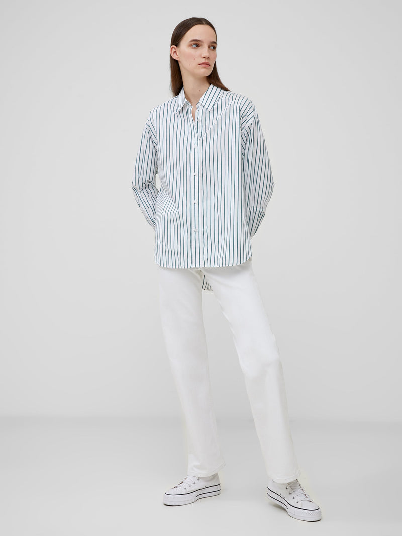 Rhodes Poplin Sleeve Detail Shirt