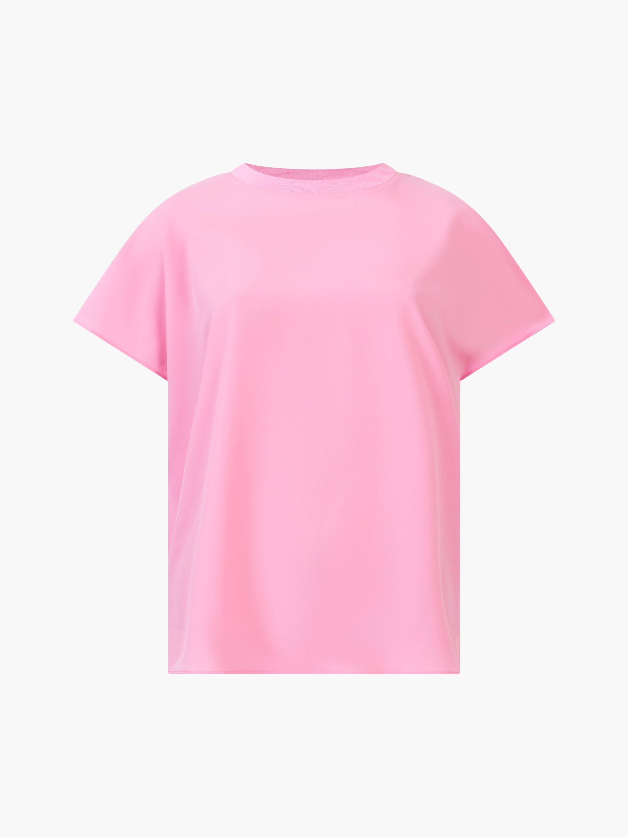 Crepe Light Crew Neck Top