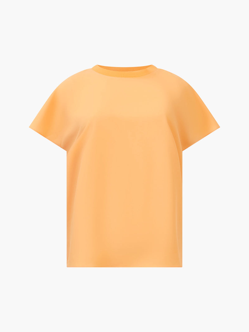 Crepe Light Crew Neck Top