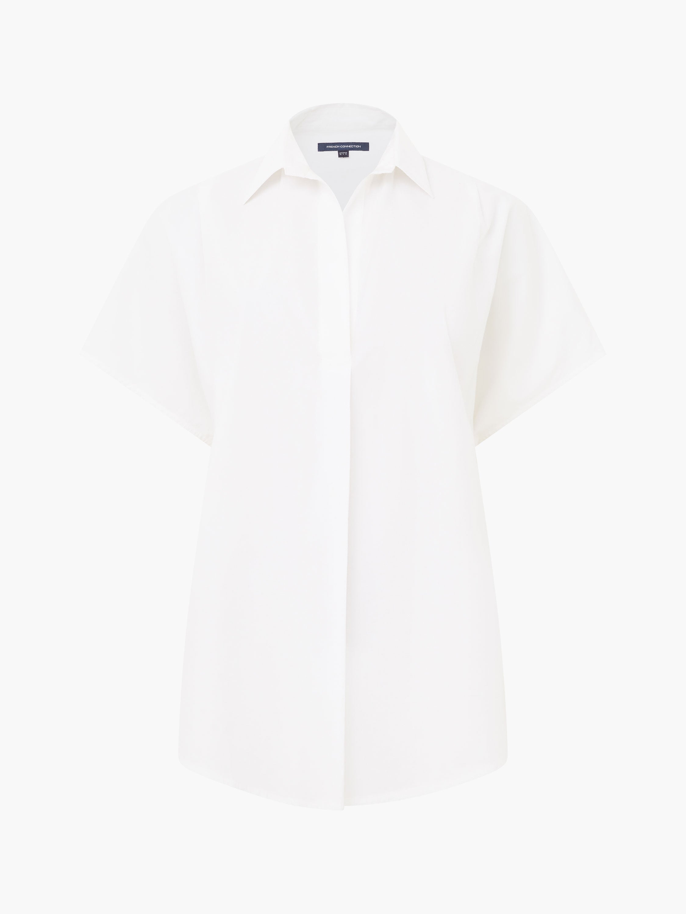 Cele Cap Sleeve Broderie Popover Shirt