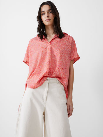 Bernice Crepe Light Popover Shirt