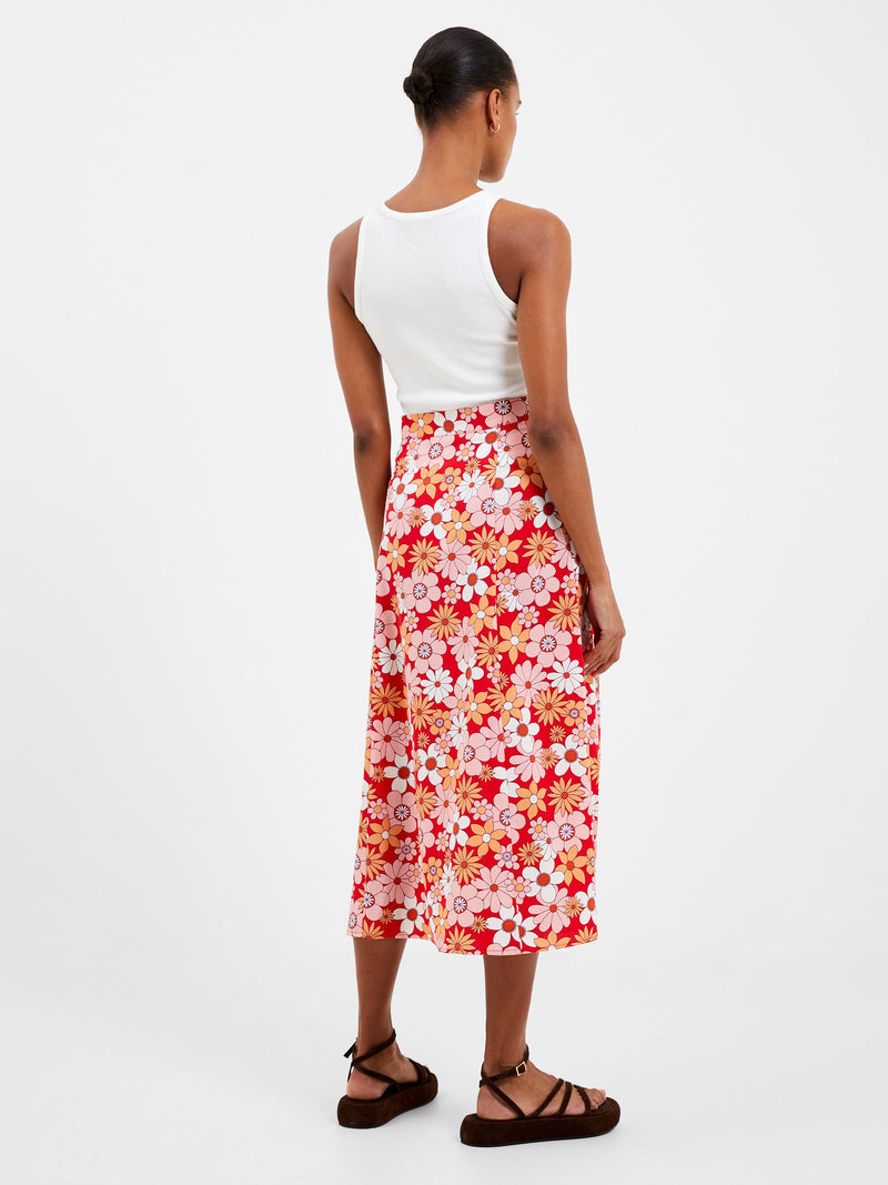 Midi skirt 2024 with split