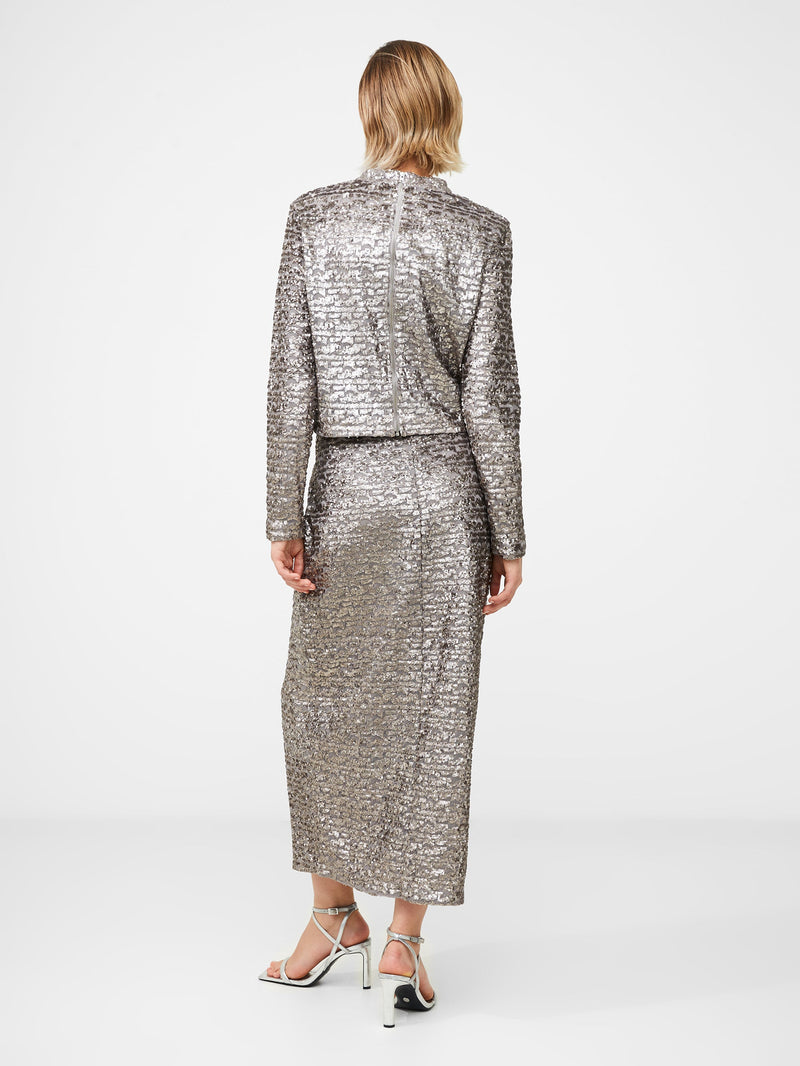 French connection sequin midi skirt hotsell