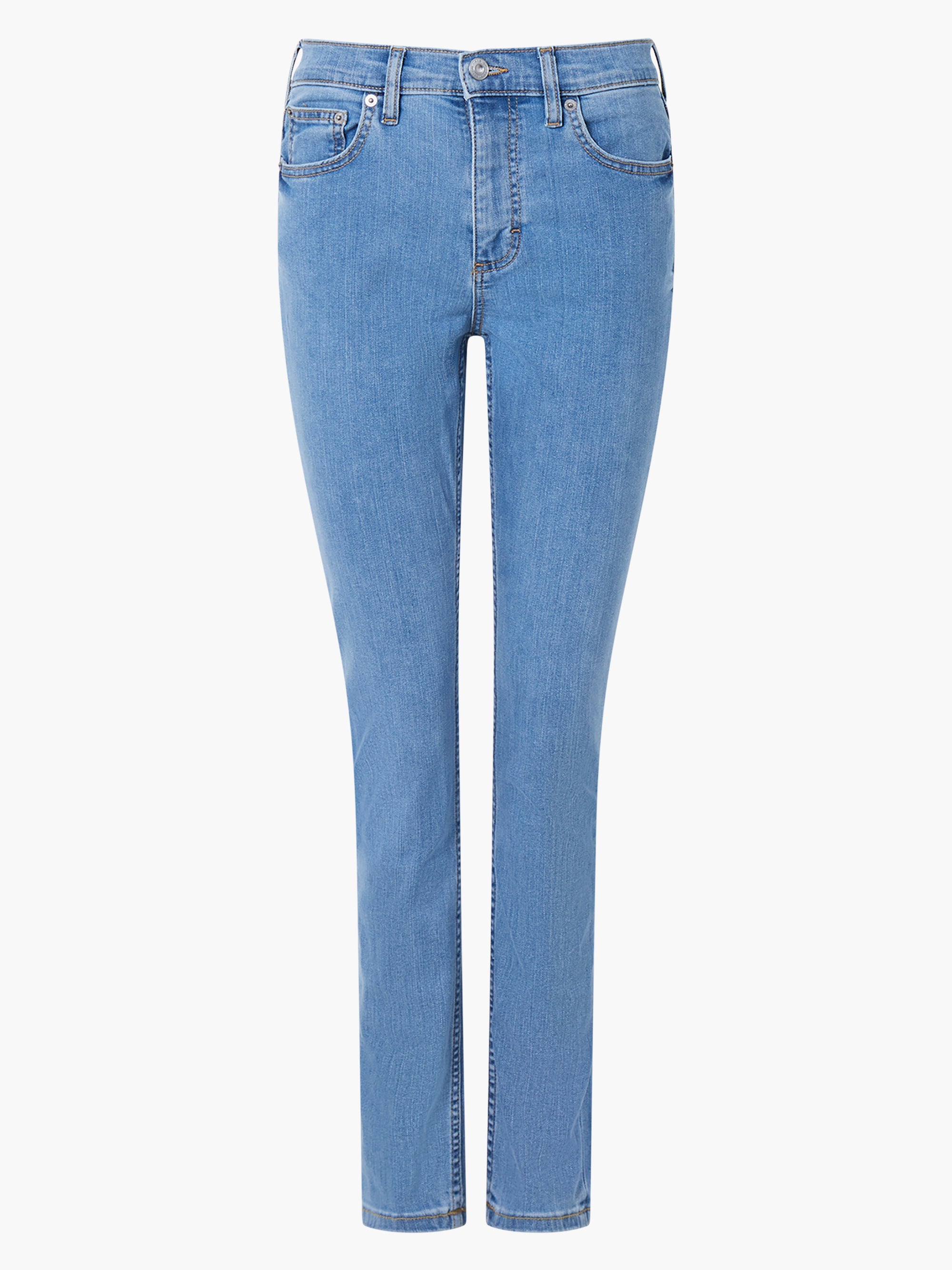 Soft Stretch Denim High Rise Skinny Jeans 30 Inch