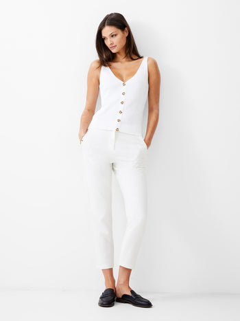 Tailored Tapered Ankle Grazer Trousers