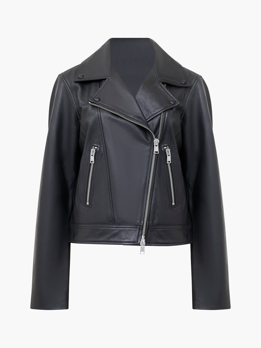 Connie Leather Biker Jacket | French Connection EU