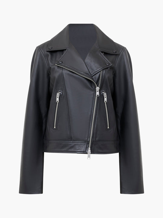 Connie Leather Biker Jacket