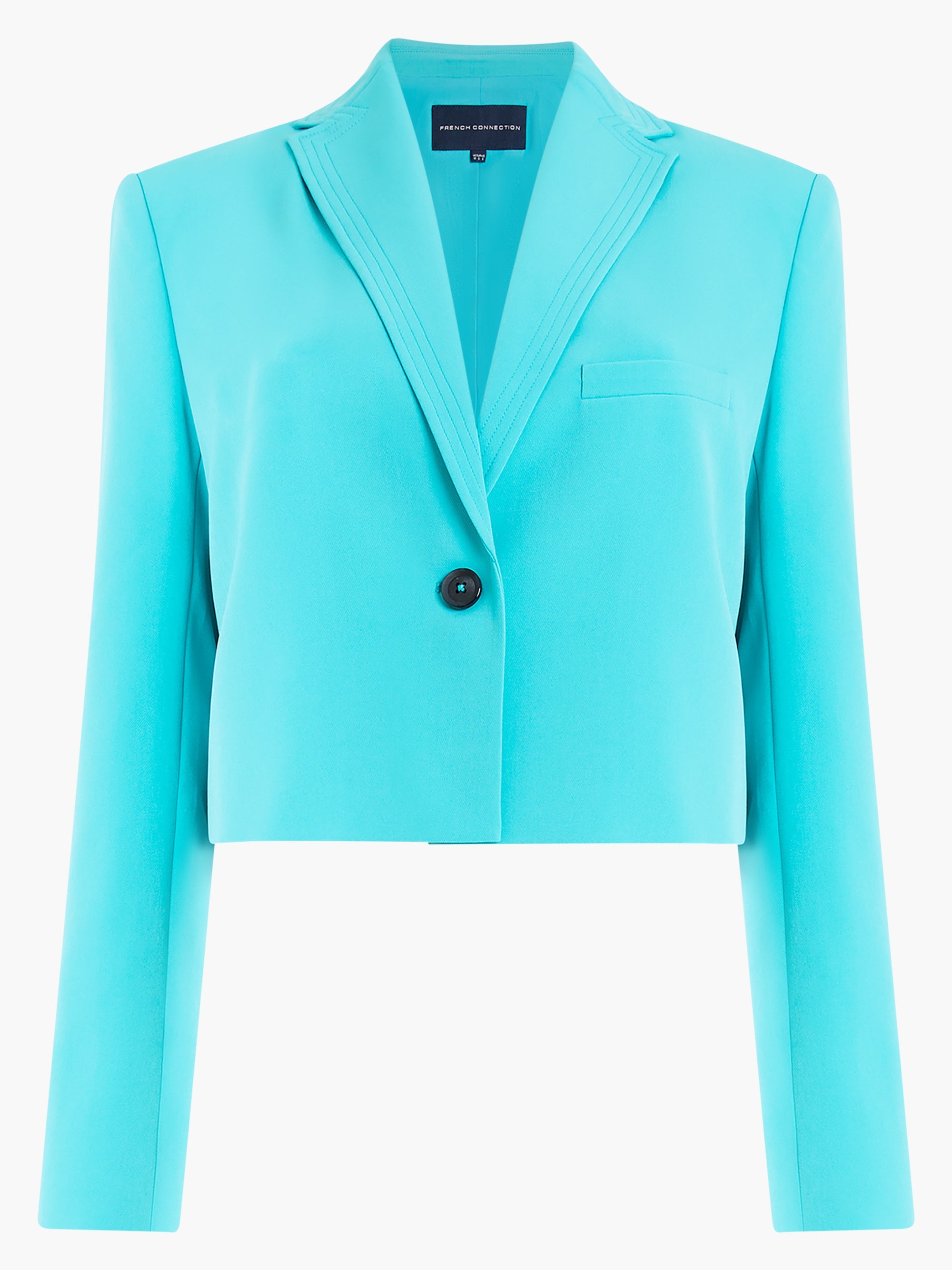 Echo Crepe Cropped Blazer