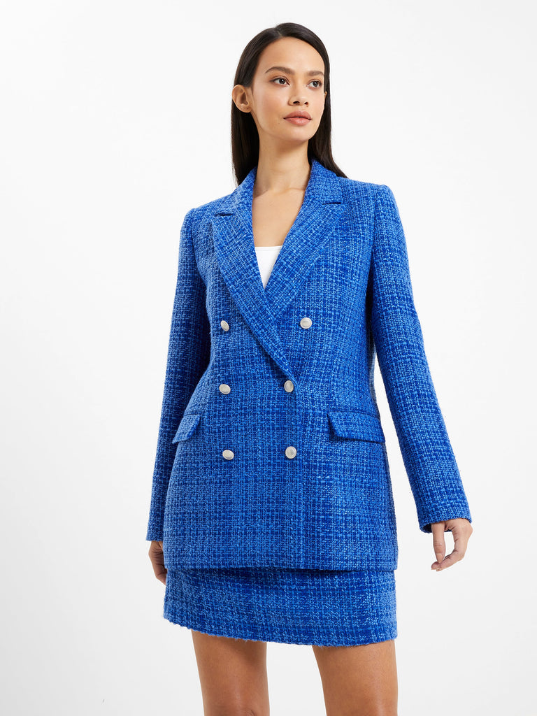 Azzurra Tweed Blazer | French Connection EU