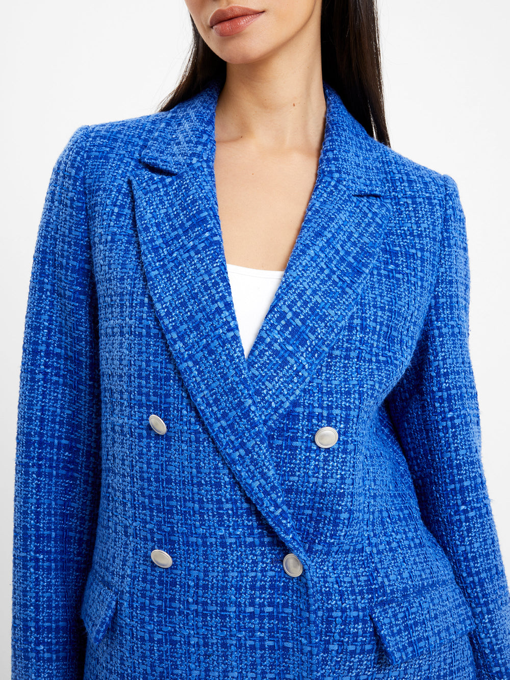 Azzurra Tweed Blazer | French Connection EU