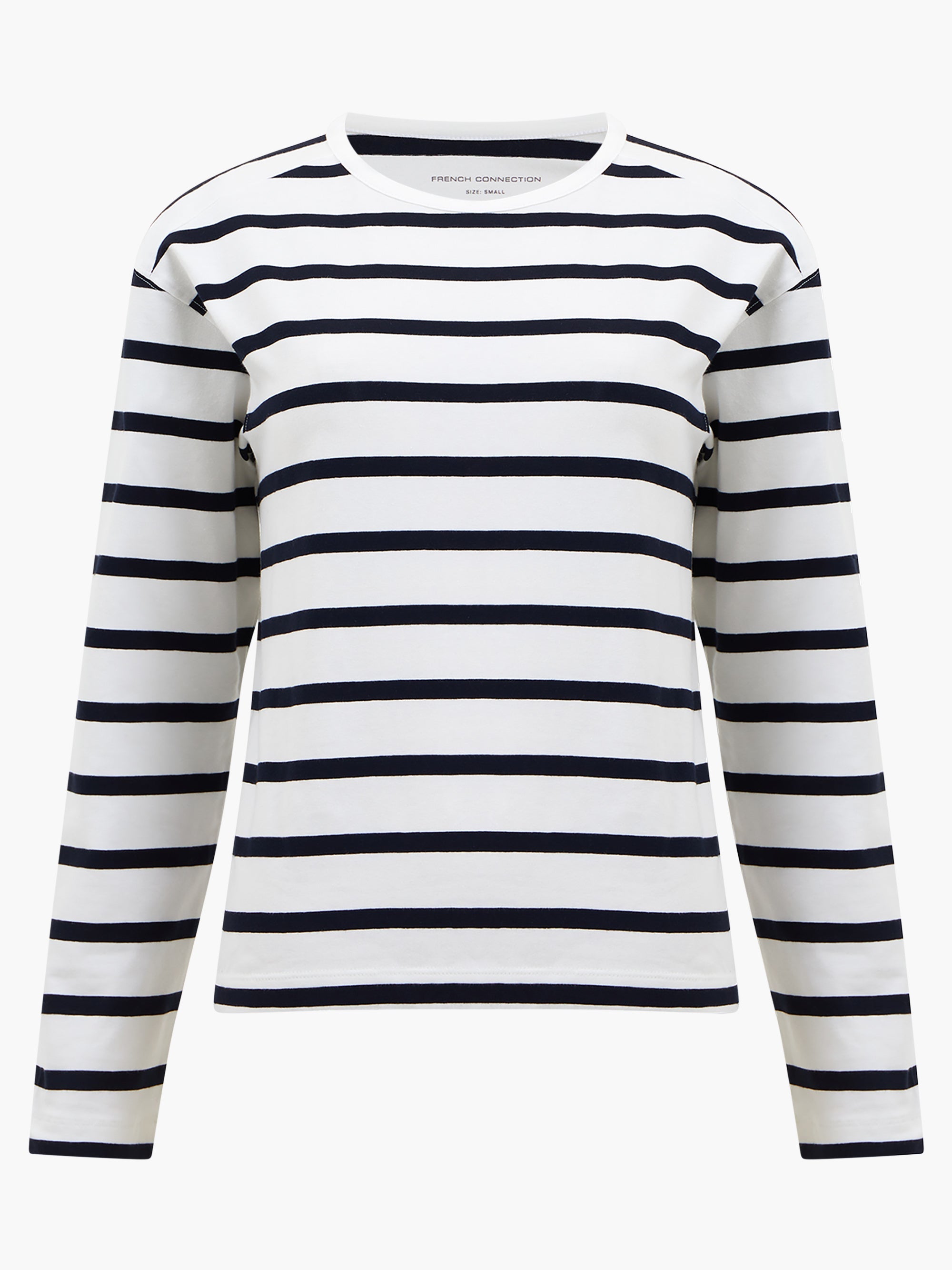 Rallie Stripe Slash Neck Top