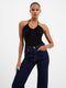 Roy Ruched Halterneck Bodysuit