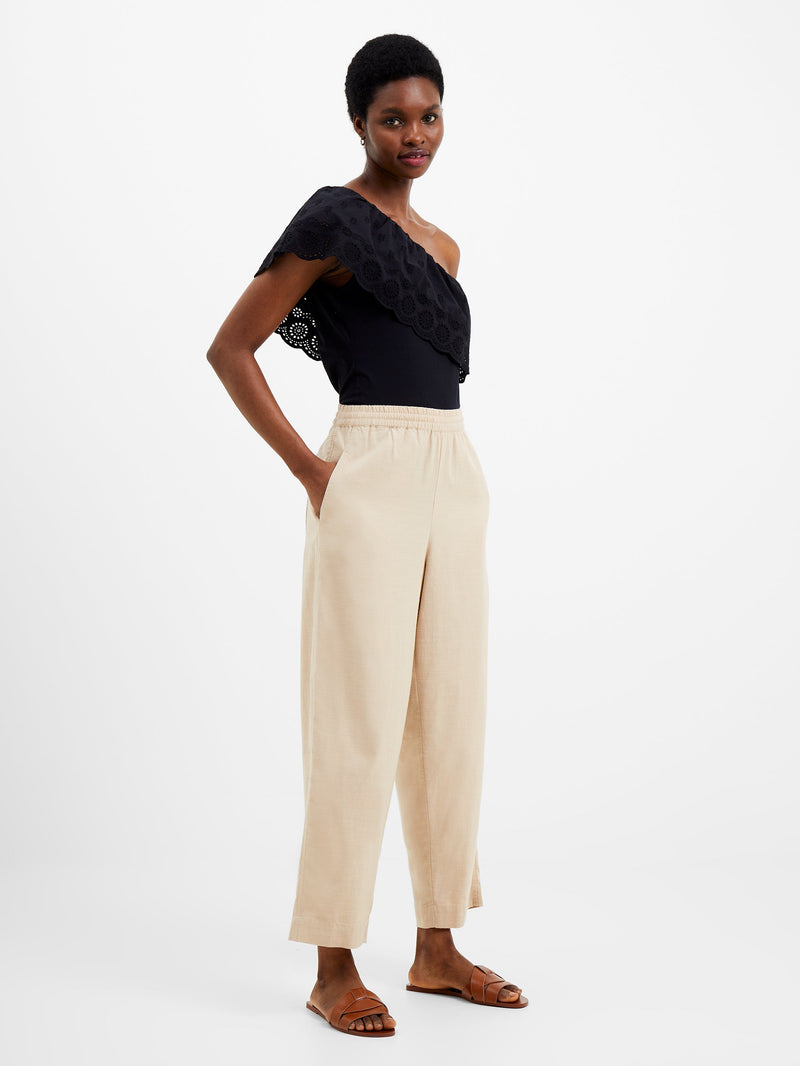 Rosana Broderie One Shoulder Top