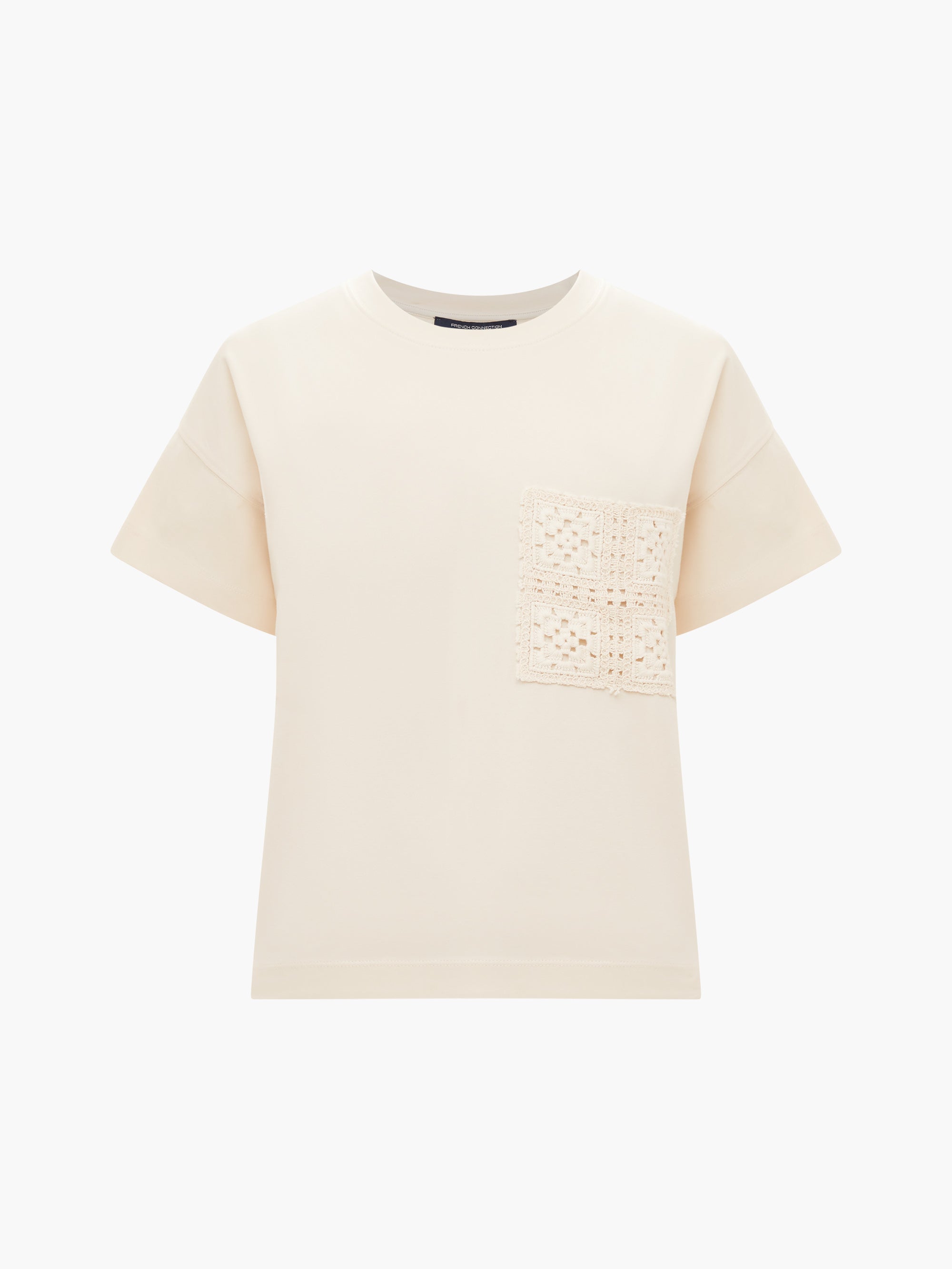 Crochet Pocket T-Shirt