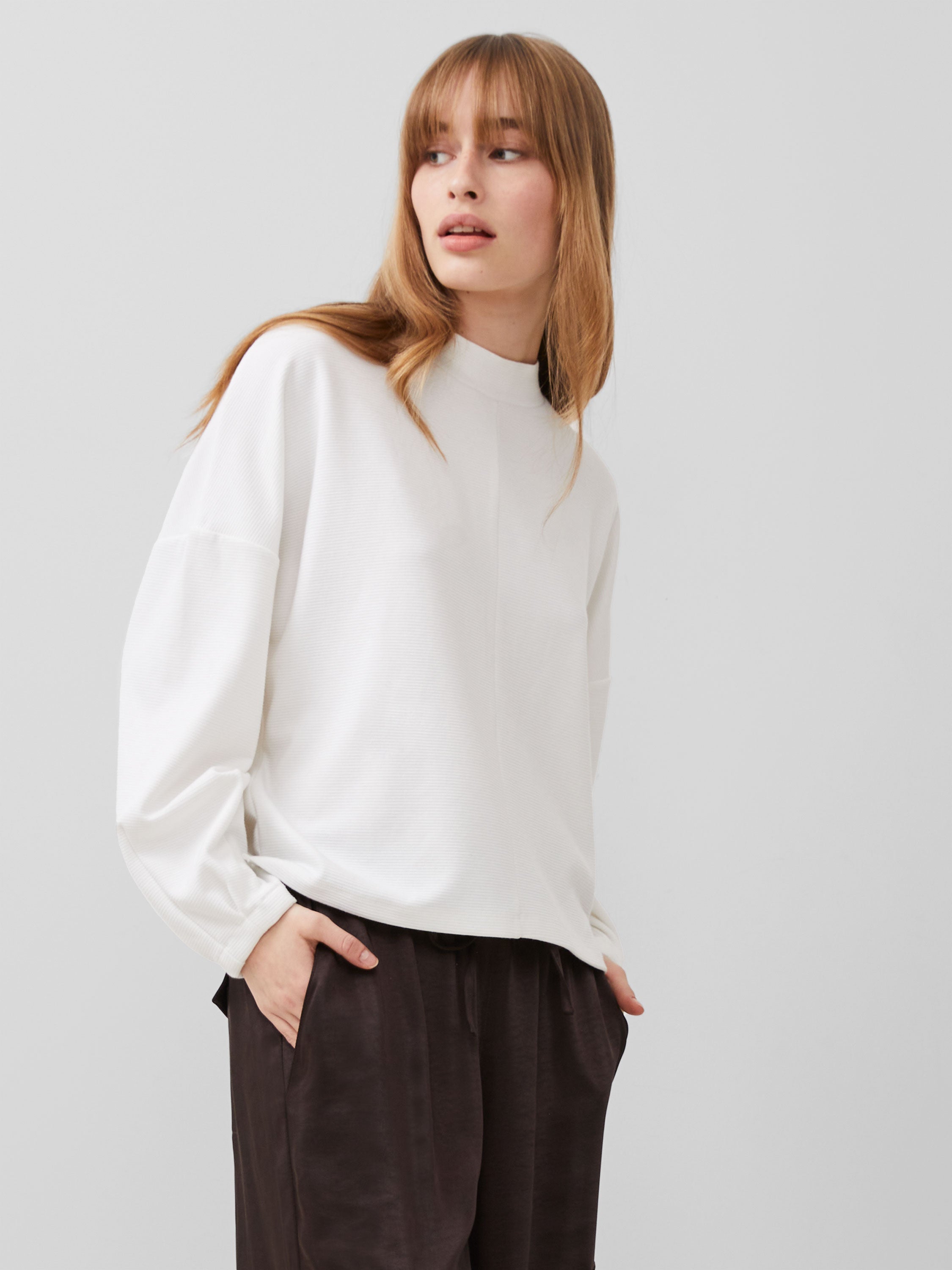 Ottoman Long Sleeve Jersey Top