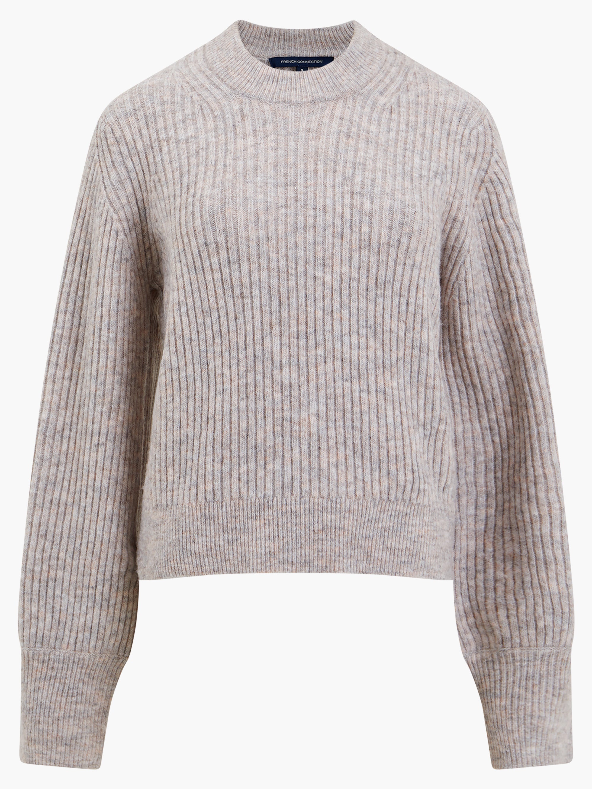 Vhari Knit Ribbed Crew Neck Sweater