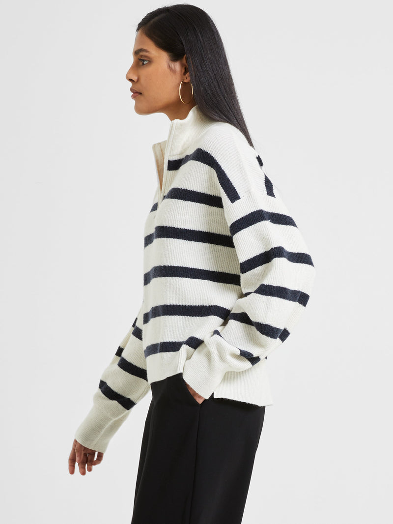 Knitted half zip discount jumper