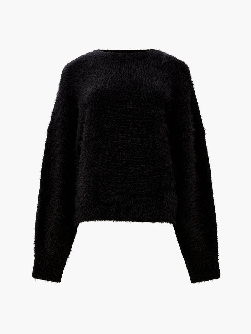 Meena Fluffy Boat Neck Jumper