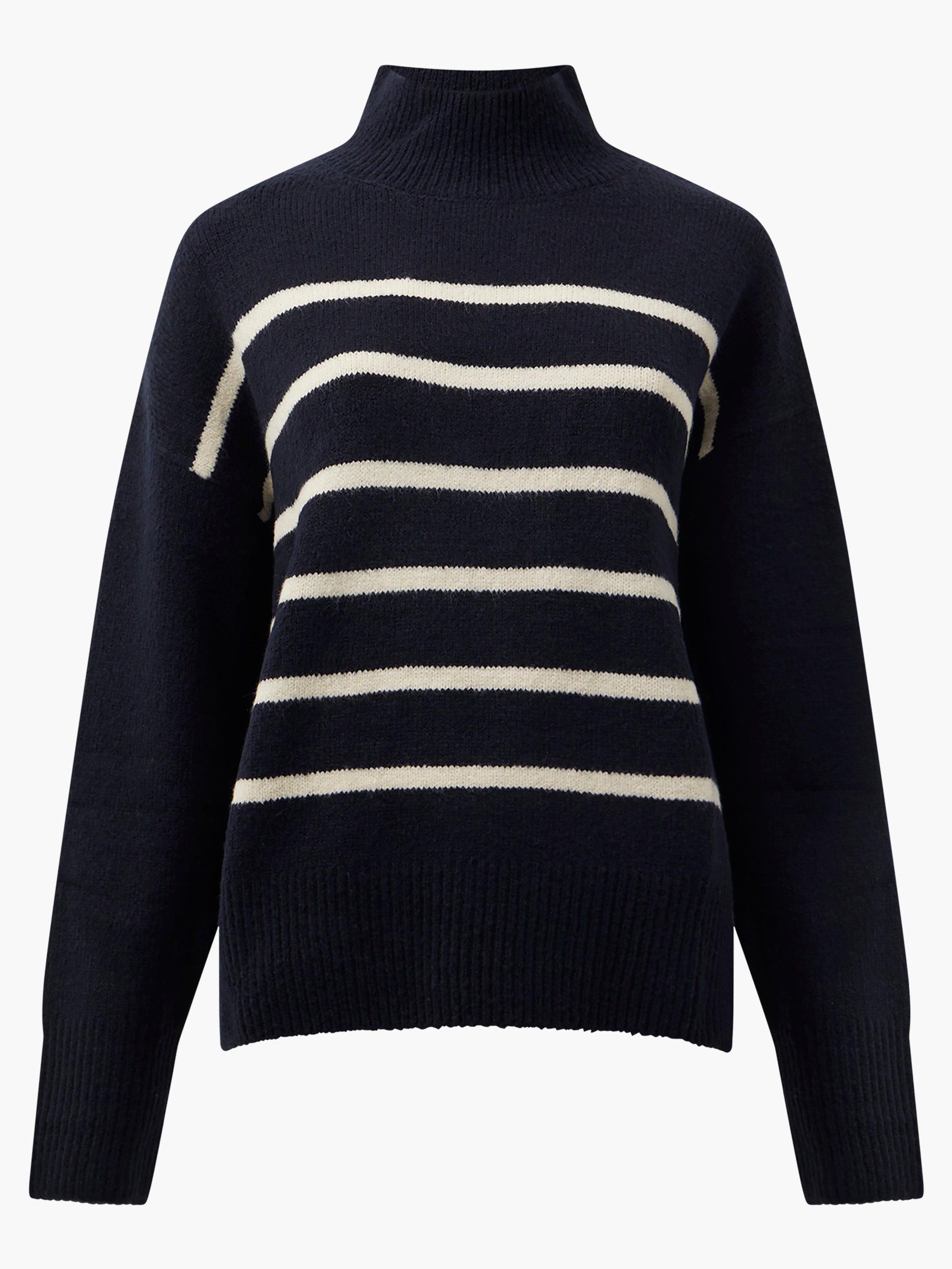 Funnel Neck Stripe Jumper