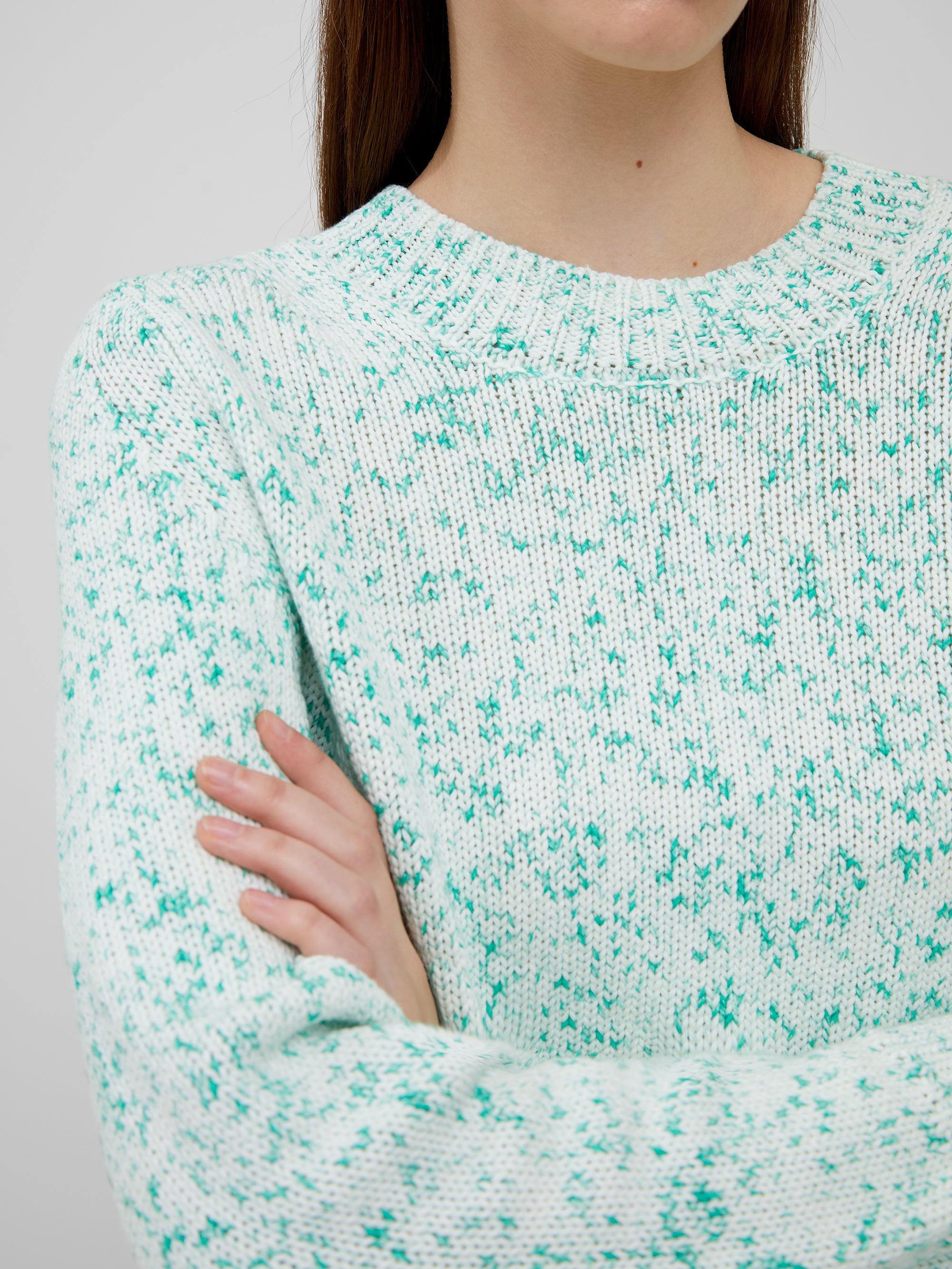 Nevanna Recycled Scallop Hem Sweater