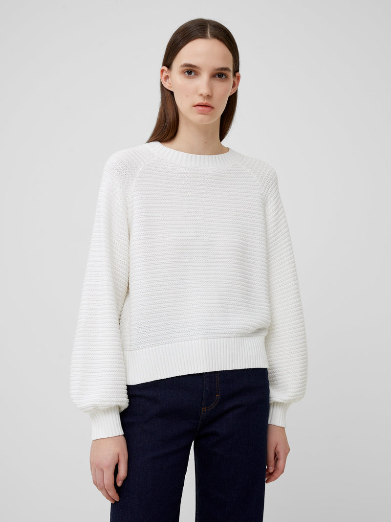 White 2024 summer jumper