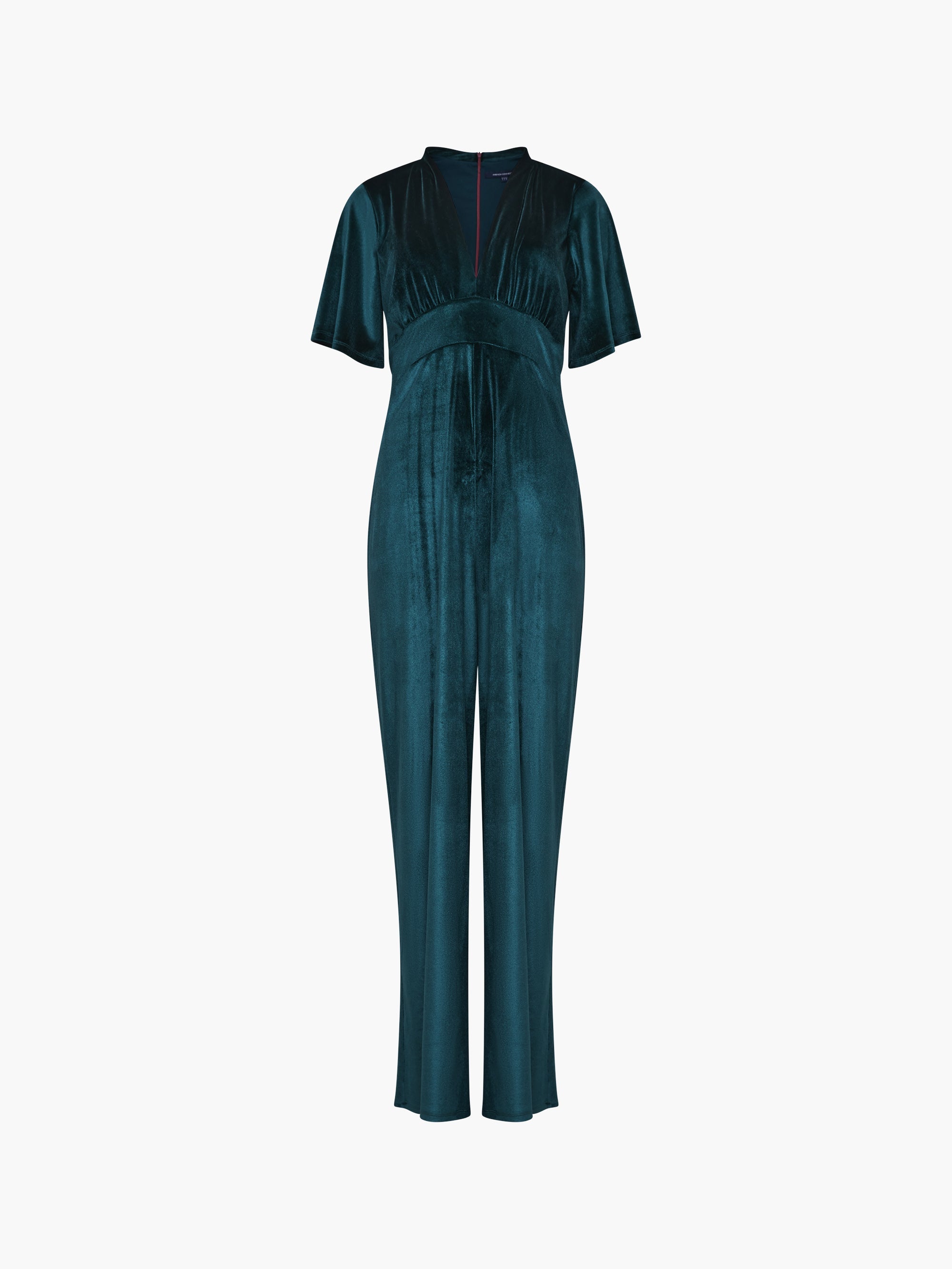 Sula Velvet Short Sleeve Jumpsuit