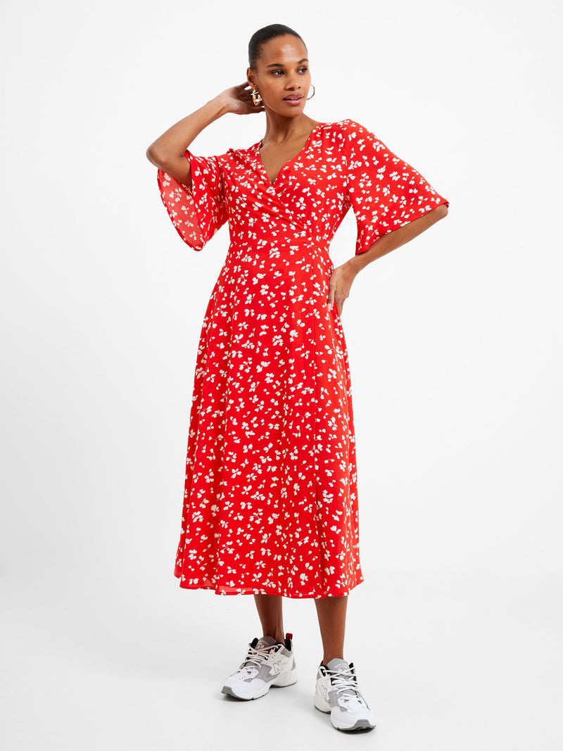 French connection hotsell floral wrap dress