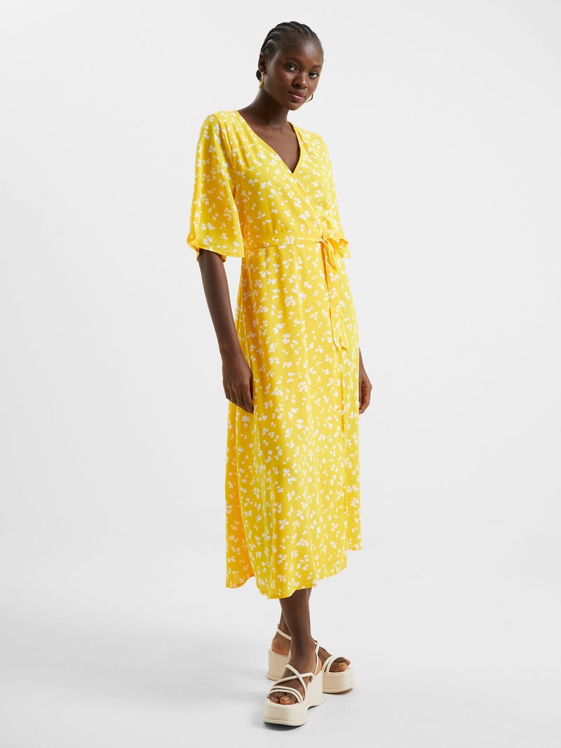 French connection yellow dress sale